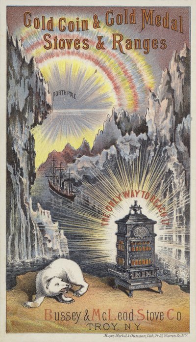 Polar Bear and Stove by American School